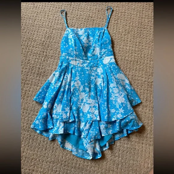 skylar and madison blue floral dress Simple Modest Royal Blue Long Prom Dresses Beaded Cheap Ball Gown ARD1 –  SheerGirl main image 1